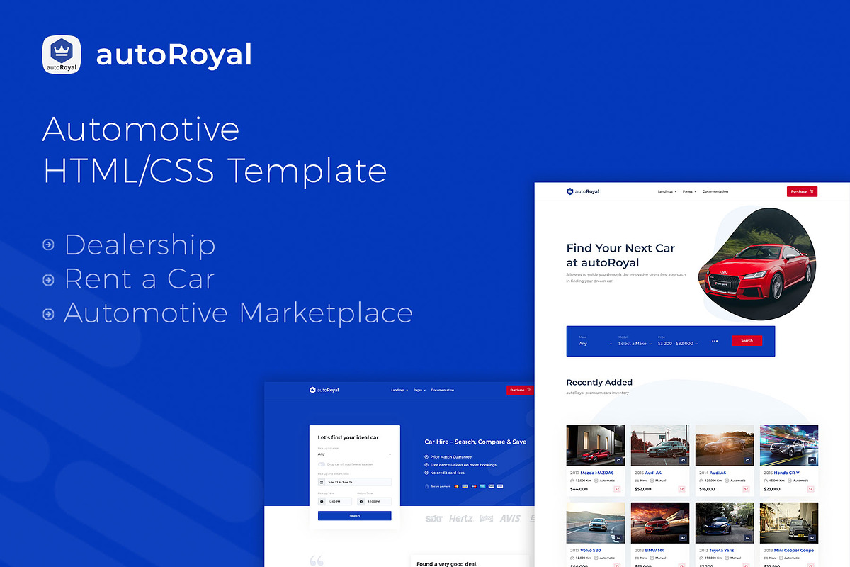 autoRoyal - Automotive HTML Template, a Bootstrap Template by FantasyThemes (Photo 1 of 8)