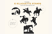 Cosmic Cowboy Stamp Brushes, a Brush Add-On by Mabel & Bea (Thumbnail 3 of 6)