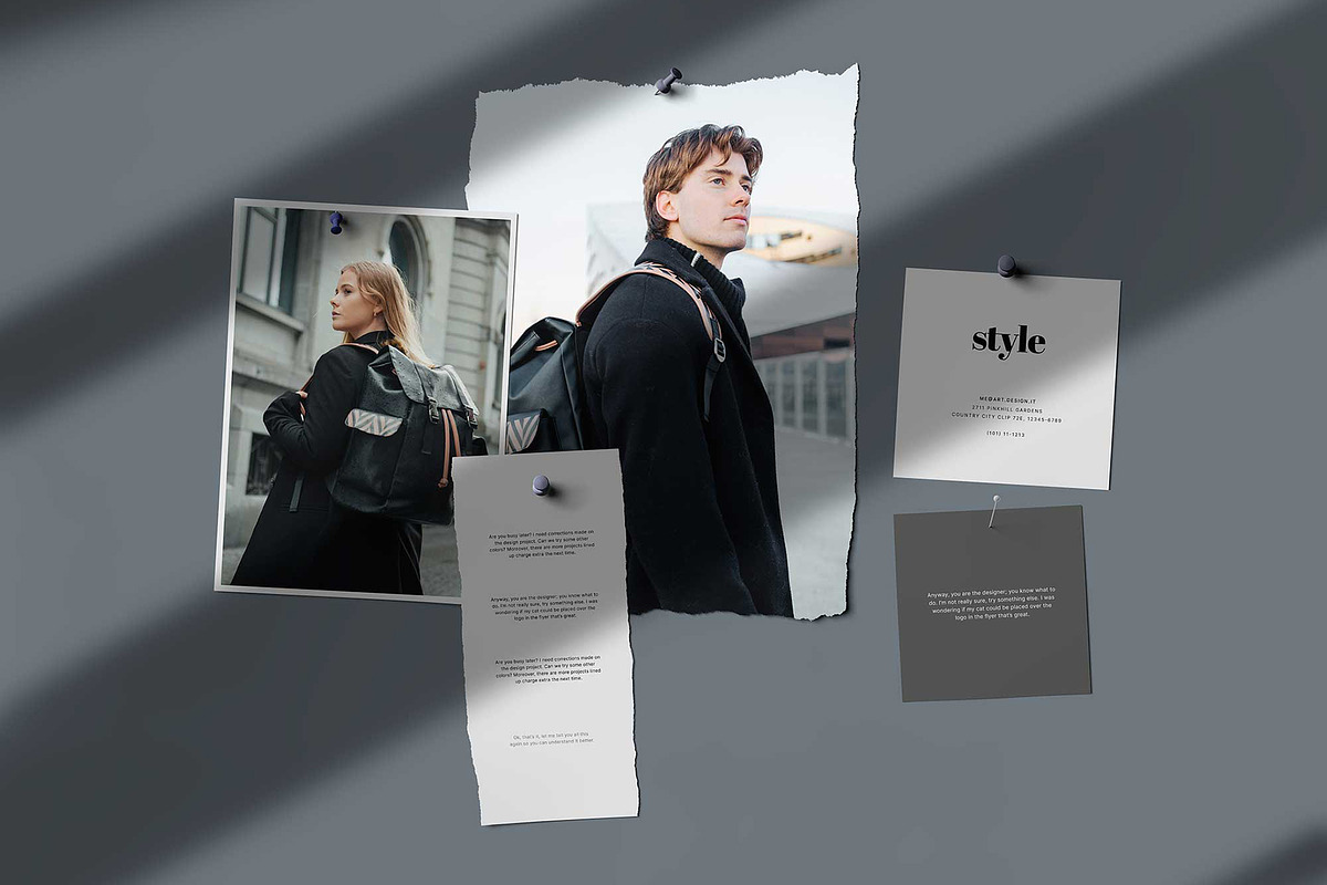 Moodboard Mockup, an Advertising Mockup by Graphic Pear (Photo 5 of 7)
