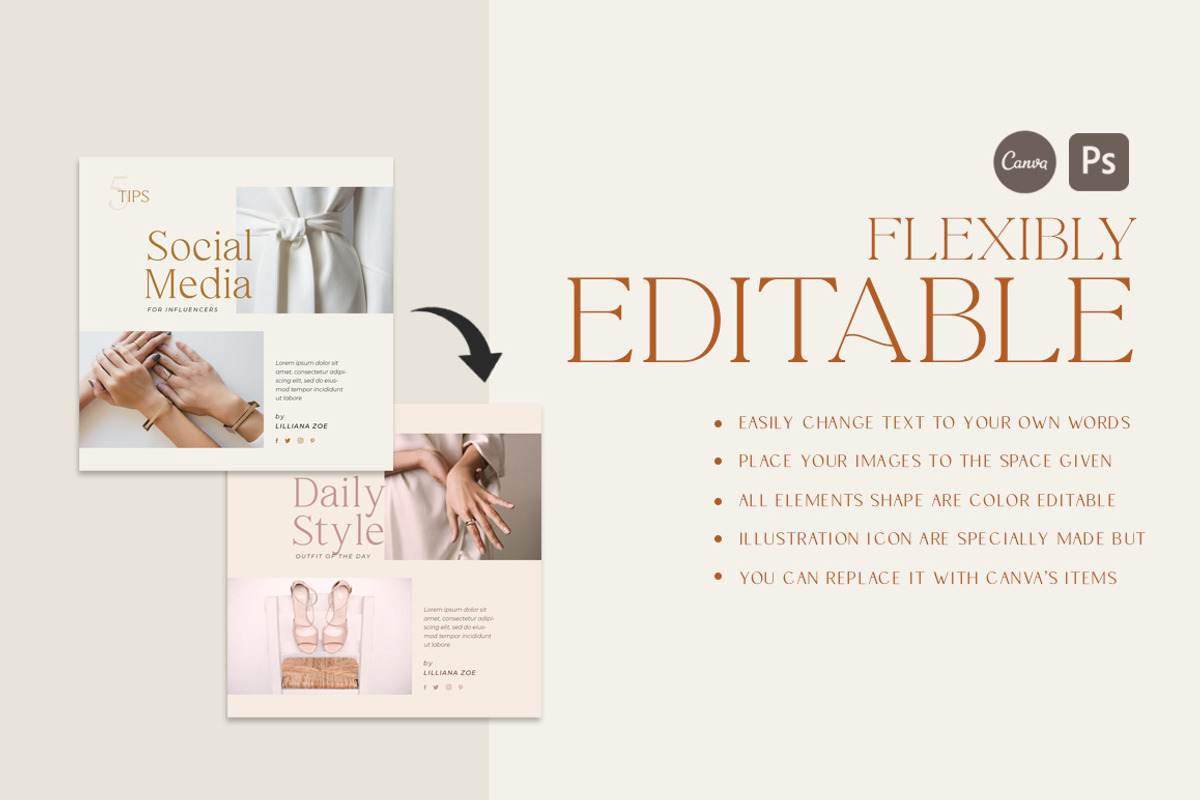 Instagram Coach Engagement CANVA PS, a Social Media Template by Eviory (Photo 32 of 48)