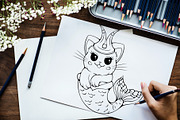 Cute Cats Zodiac Signs Collection, an Animal Illustration by ennona_art (Thumbnail 6 of 6)