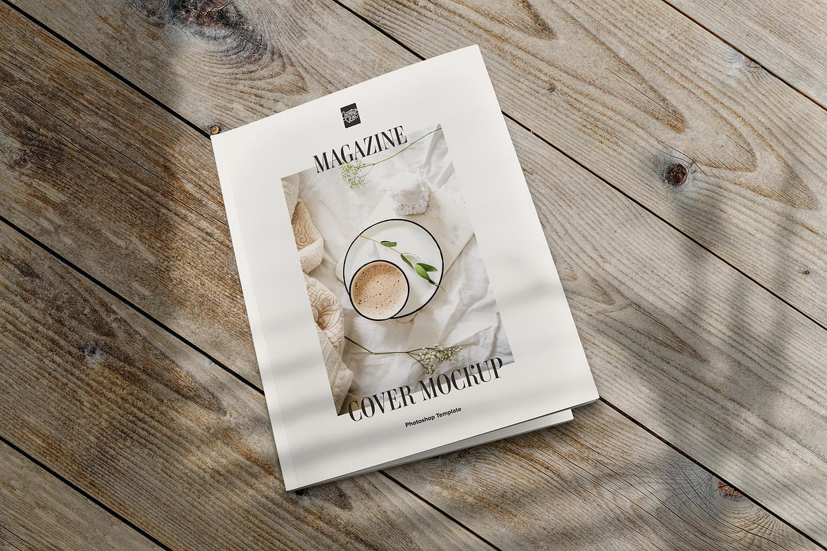 Magazine Cover Mockup Set, a Print Template by Creative Veila (Photo 5 of 8)