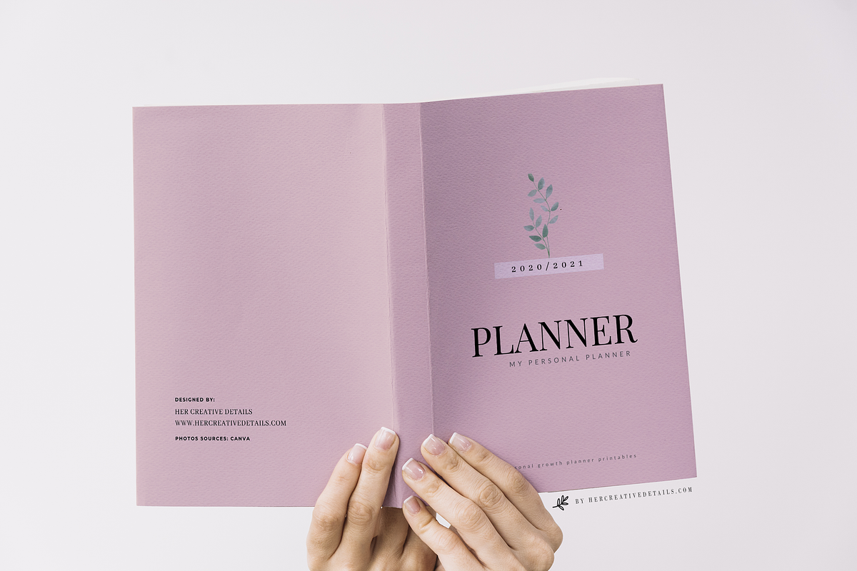 Minimalist Planner Printable PDF, a Brochure Template by Her creative details (Photo 1 of 5)