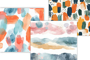 Autumn Abstract Doodle Paper Set, a Texture Graphic by Whimsy Brush Studio (Thumbnail 5 of 6)