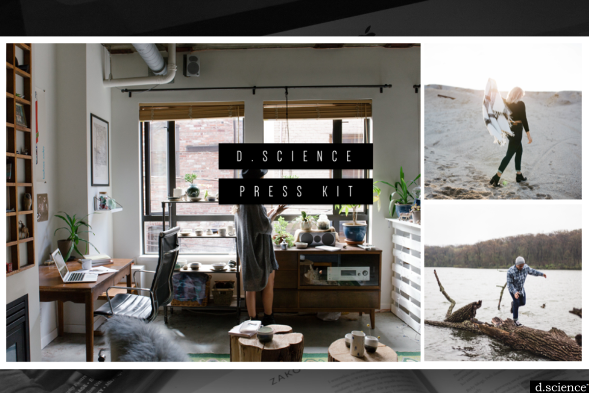 Creative Pitch Deck, Press Media Kit, a Presentation Template by Template Monkey @dscience (Photo 3 of 12)
