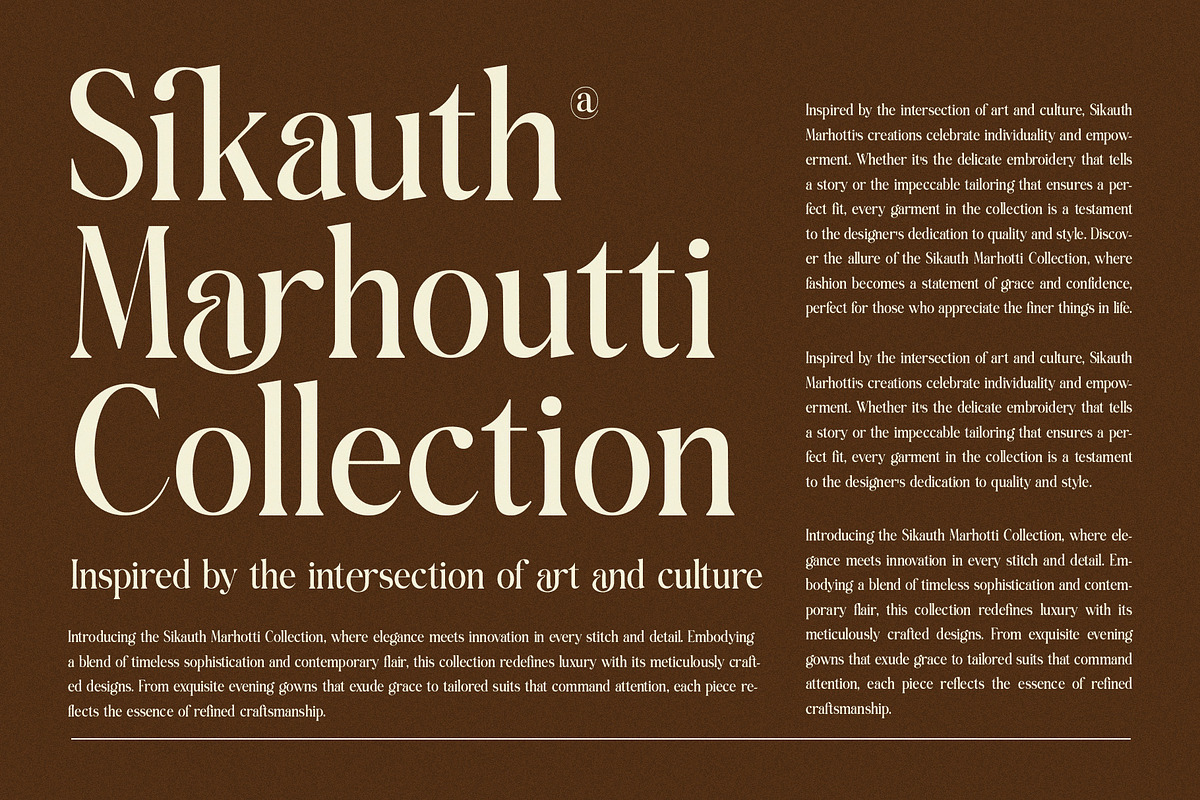 Bigland Elegant Serif Font, a Serif Font by Elegant Font (Photo 2 of 8)