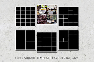 12x12 Photo Book Album Templates