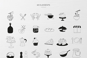 Cook & Bake Logos Collection