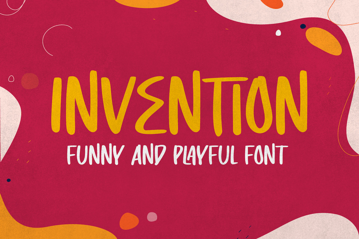 Invention - Unique Display Font, a Sans Serif Font by CreateBigSupply (Photo 9 of 11)