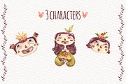 Watercolor sweets and flowers, a Food Illustration by talloshau's illustrations (Thumbnail 2 of 8)
