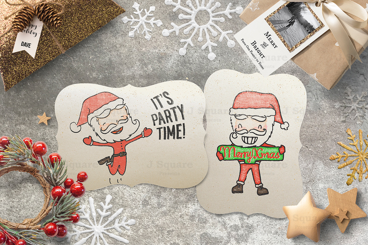Holiday Props CardSet MockUps & More, a Product Mockup by JSquarePresents (Photo 9 of 13)