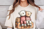 Teddy Bear Valentine Day Clipart, an Illustration by DreamCafeArt (Thumbnail 5 of 6)