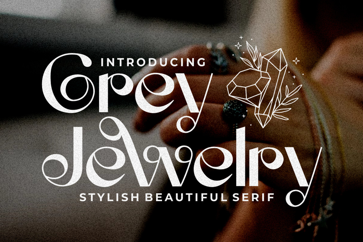 Grey Jewelry - Stylish Serif Font, a Serif Font by PutraCetol Studio (Photo 1 of 11)
