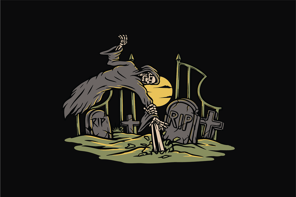 Graveyard Reaper, an Illustration by nomlimo.com (Photo 1 of 3)