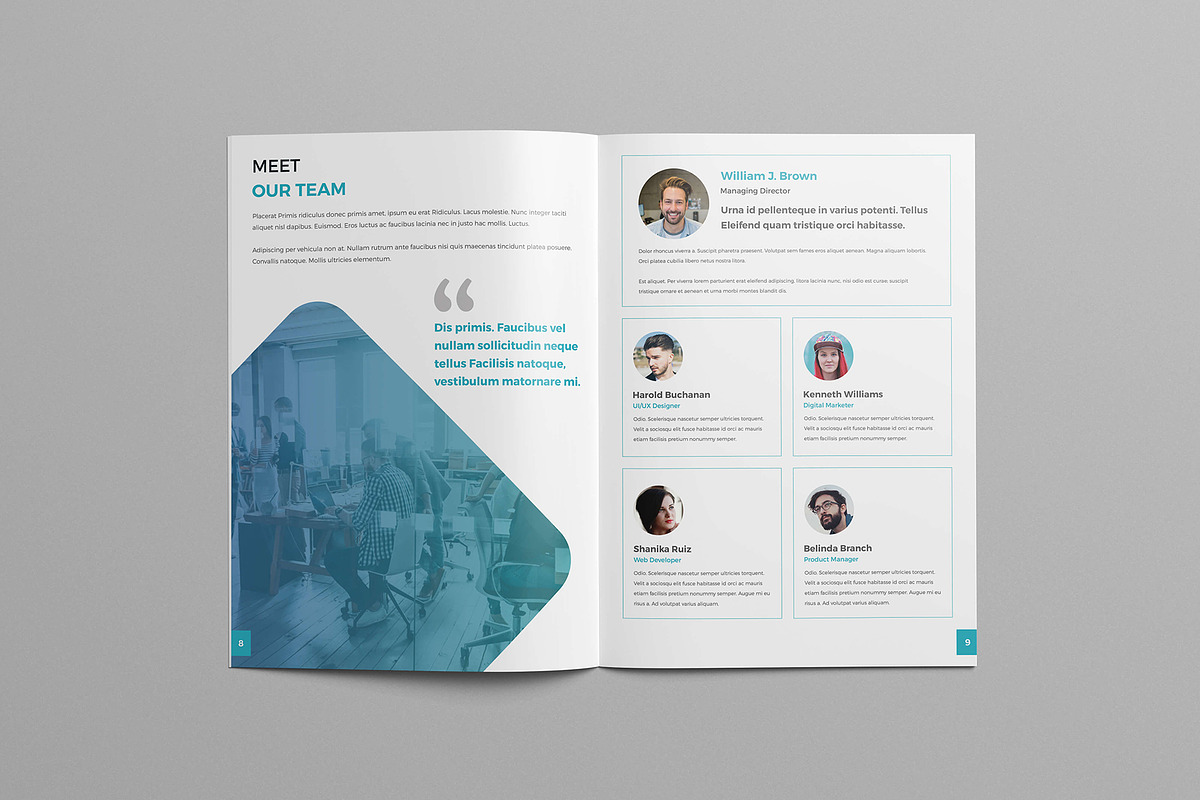 A4 Brochure Template, a Brochure Template by Divergent Studio (Photo 5 of 8)