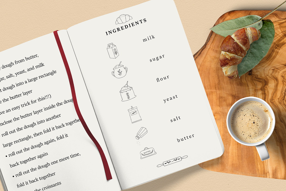 Kitchen & Cooking Icons, an Outline Icon by NatalieArtShop (Photo 16 of 16)