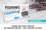 Fishing Ticket Gift Voucher Template, a Stationery Template by Snapybiz (Thumbnail 6 of 10)