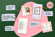 Canva Instagram templates for coach, a Social Media Template by Kurly Creative (Thumbnail 5 of 10)