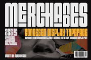 Merchandes - A Condensed Display Fon, a Sans Serif Font by Marvadesign (Thumbnail 1 of 6)