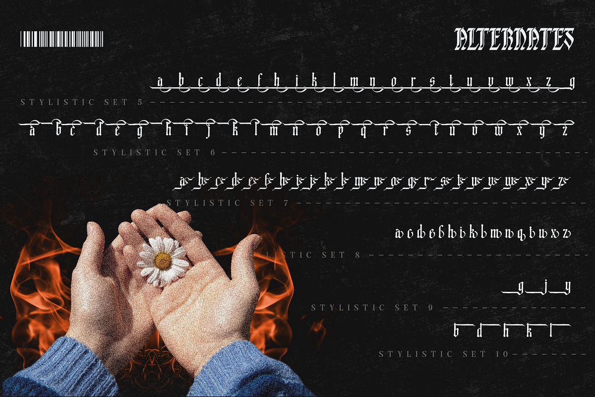 Black Dakota Typeface, a Blackletter Font by alit design (Photo 10 of 15)