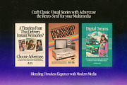 Advercase Font, a Serif Font by Indieground Design Inc. (Thumbnail 4 of 10)
