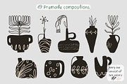 224 POTTERY CLIPART - HAND DRAWN, an Object Illustration by JuDesign (Thumbnail 14 of 25)