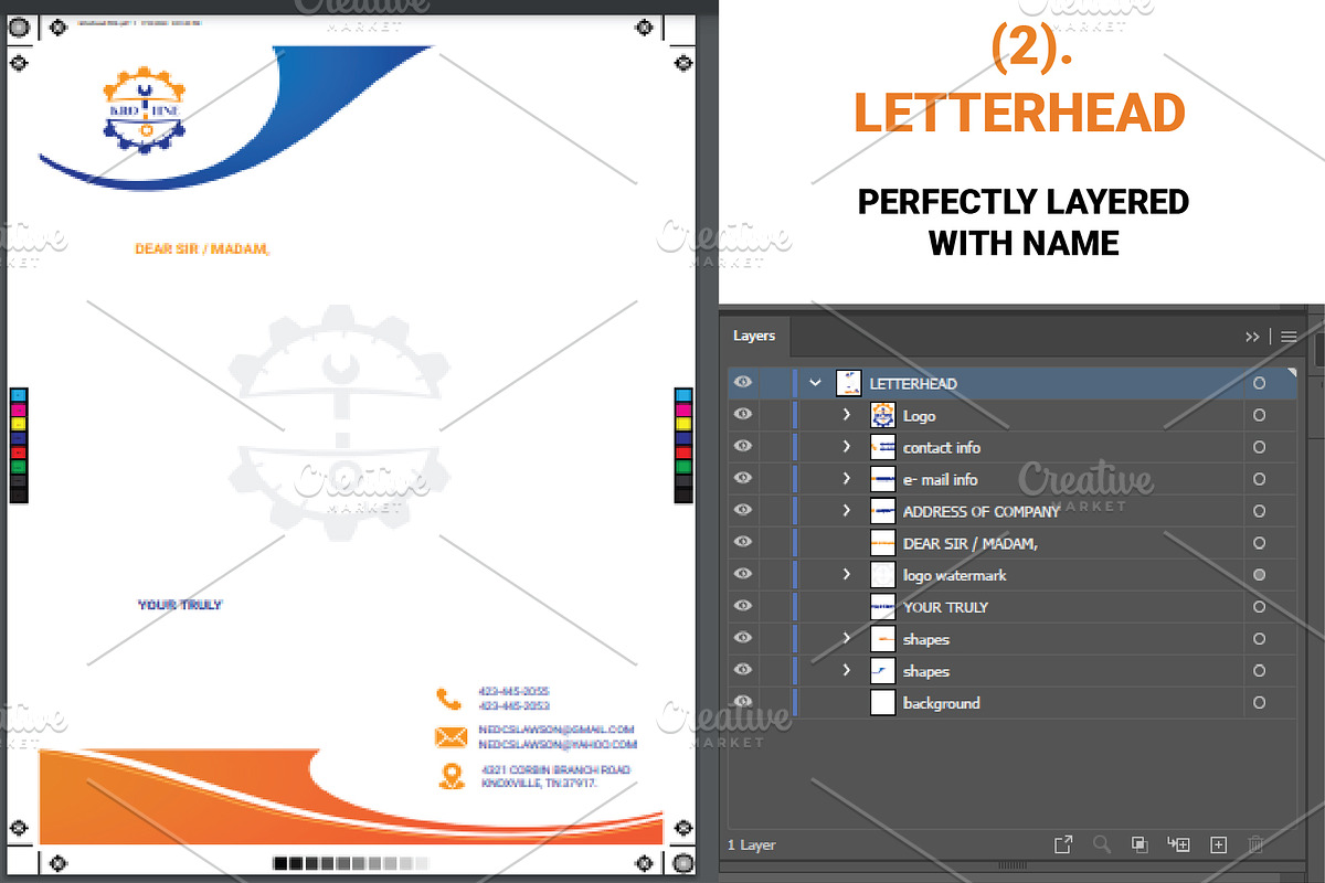 Modern Electronics Stationery Design, a Stationery Template by Design Fusion (Photo 3 of 4)