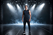 Athlete Spotlight Digital Backdrops, a Background Graphic by 3Motional (Thumbnail 8 of 12)