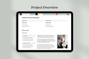 Notion Creative Direction Template