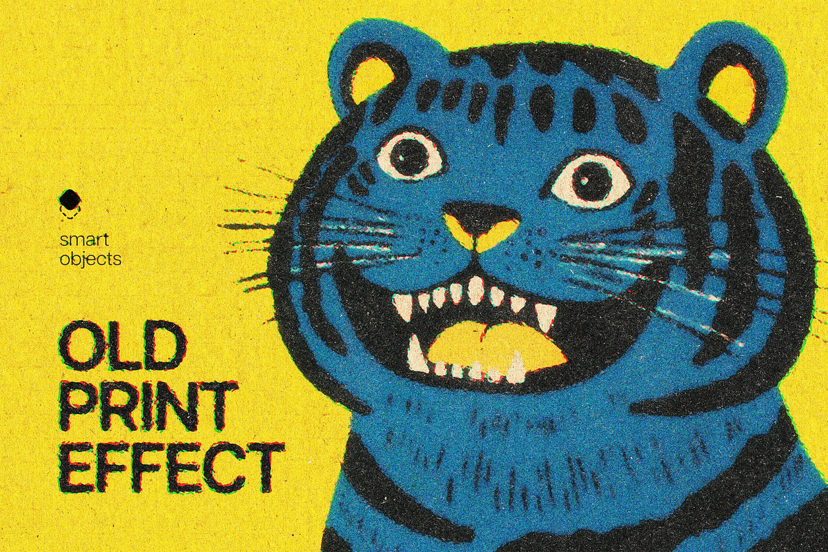 Old Print Authentic Effect, a Layer Style Add-On by Design Squad (Photo 1 of 7)