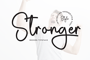 Stronger | Script Font, a Handwritten Font by Scratchones (Thumbnail 1 of 9)