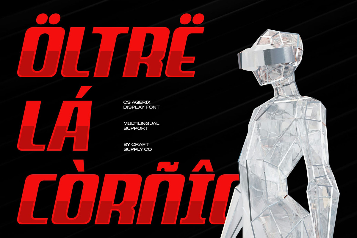 CS Agerix – Display Sans Serif, a Sans Serif Font by Craft Supply Co. (Photo 6 of 8)