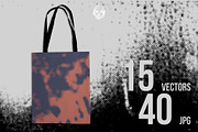 HALFTONE - 55 Distressed Overlays, an Object Graphic by Neo Ink Design (Thumbnail 9 of 9)