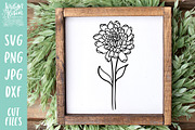 Birth Month Flower SVGs, an Object Graphic by Jordyn Alison Designs (Thumbnail 2 of 2)