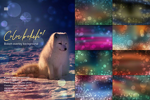 Color Bokeh Overlay Backgrounds 1