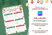 Christmas Potluck Sign Up Sheet, a Print Template by Mockups Studio (Thumbnail 2 of 2)
