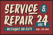 Garage Brush Font, a Handwritten Font by alit design (Thumbnail 13 of 15)