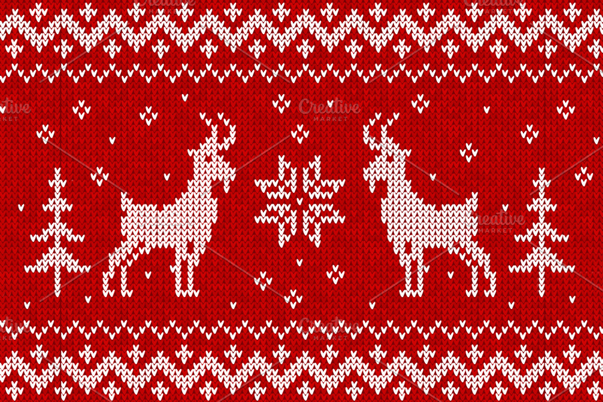 Knit with goats :) seamless pattern preview 2