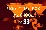 Happy Hour, a Font by JosephaStone (Thumbnail 6 of 7)