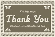 Alephand – A Traditional Script Font, a Serif Font by Hole Hope Design (Thumbnail 8 of 8)