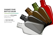 Sauce Bottle Mockup, a Cups & Container Mockup by AY Mock-Ups (Thumbnail 6 of 14)
