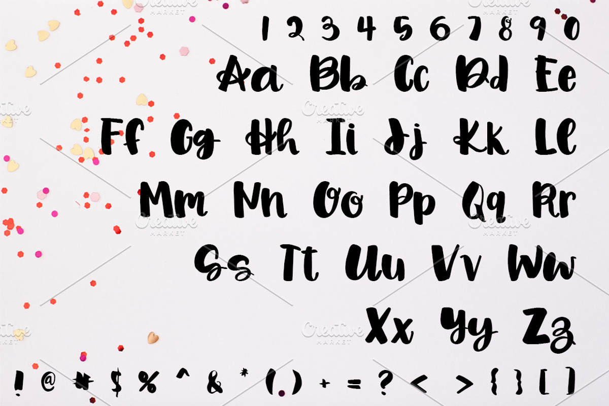 VISION Hand Lettered Font preview 5