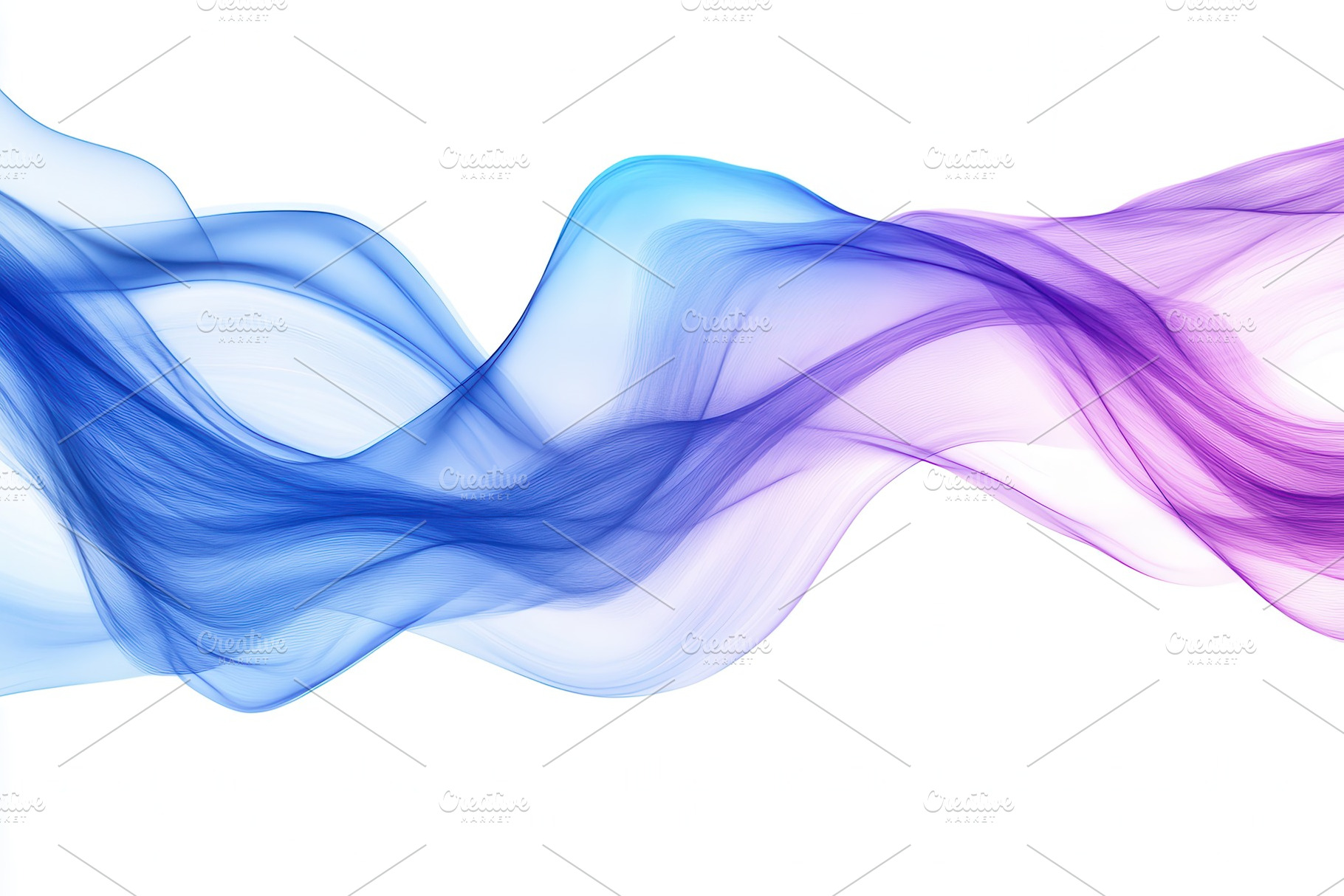 Abstract wave in blue and purple, a Photo by Pavel_design