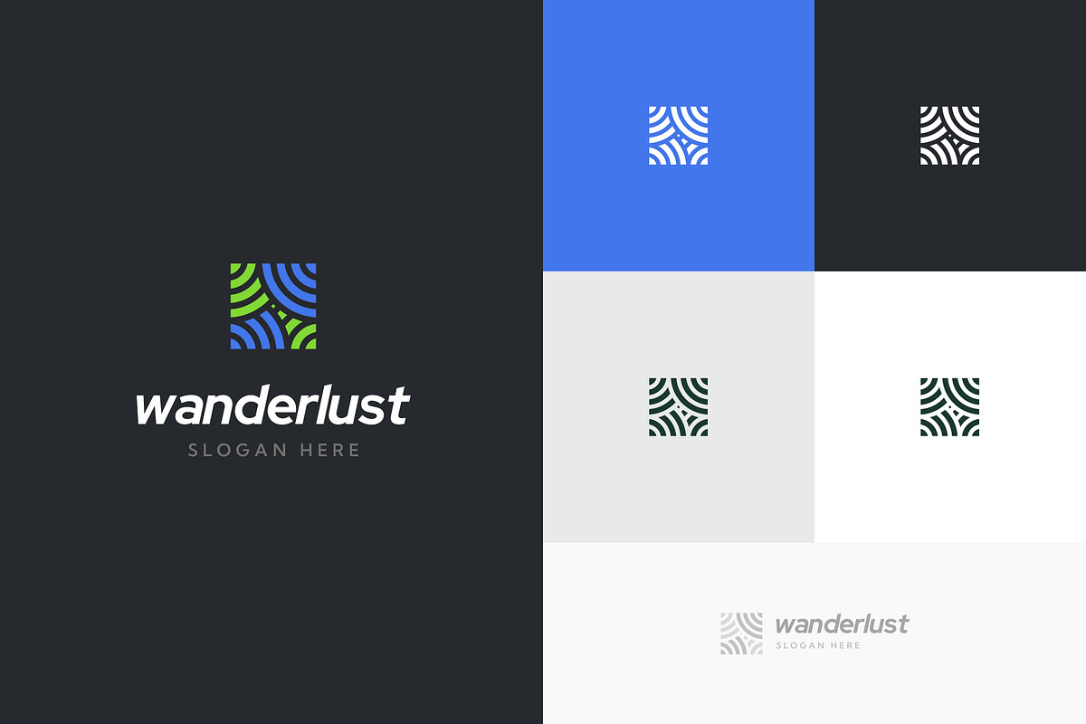 Travel Geometric Minimal Logo, a Branding & Logo Template by Dipak Dheer (Photo 2 of 6)
