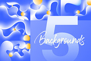 Smooth Wavy Mesh Backgrounds, an Object Graphic by Artbeaut (Thumbnail 2 of 4)