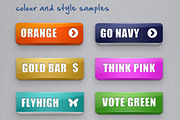 Awesome chunky web buttons, a Templates & Theme by chrisatlemon (Thumbnail 4 of 5)