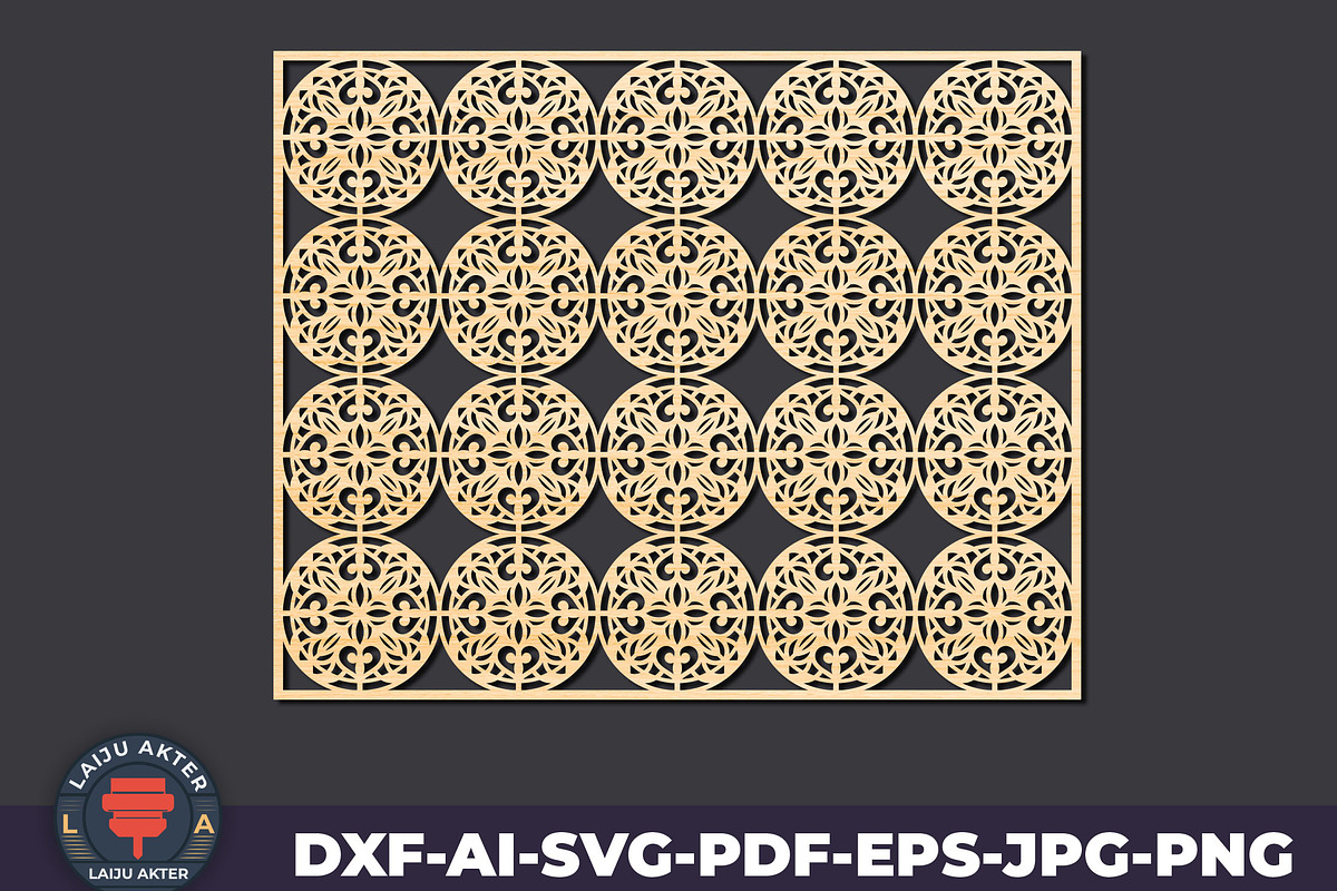 Ornament Pattern SVG for Cutting, a Templates & Theme by LaijuAkter (Photo 2 of 2)