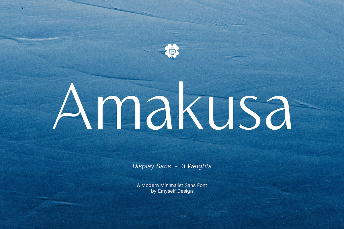 ED Amakusa - Modern Display Font, a Sans Serif Font by Emyself Design (Photo 1 of 12)