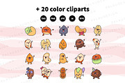 Nuts Clipart Bundle, a Food Illustration by Palau (Thumbnail 7 of 9)