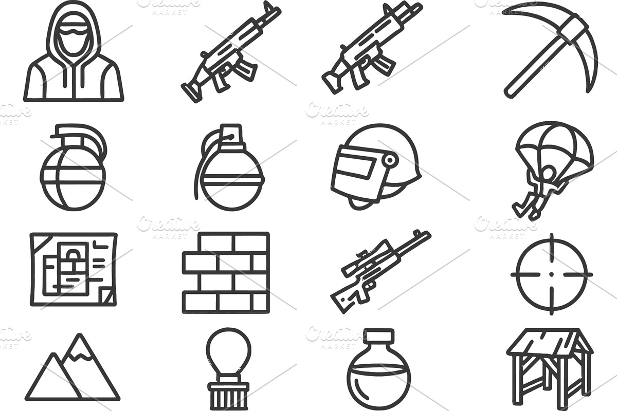 Vector illustrations of various, an Illustration by ZinetroN